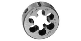 ПЛАШКА КРУГЛАЯ ДЛЯ ДЮЙМОВОЙ РЕЗЬБЫ (UNF), УГОЛ 60°,СТАЛЬ 9ХС, DIN EN 22 568 ПЛАШКА КРУГЛАЯ ДЛЯ ДЮЙМОВОЙ РЕЗЬБЫ (UNF), УГОЛ 60°,СТАЛЬ 9ХС, DIN EN 22 568